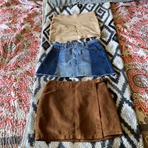3 skirts size medium